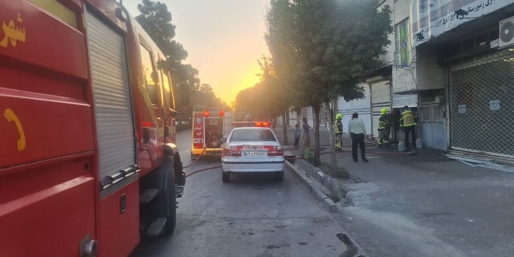 حضور آتش‌نشانان قزوینی در ۲۲۰۰ عملیات