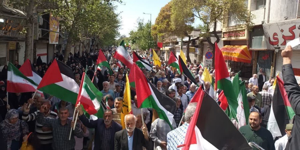 راهپیمایی جمعه‌های خشم در قزوین برگزار شد