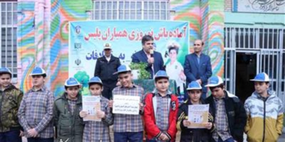 پویش ملی «نه به تصادف» به مدارس قزوین رسید