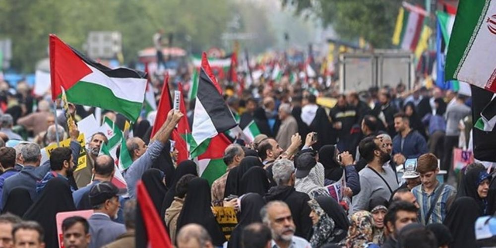 برگزاری راهپیمایی «جمعه خشم و نصر» در قزوین