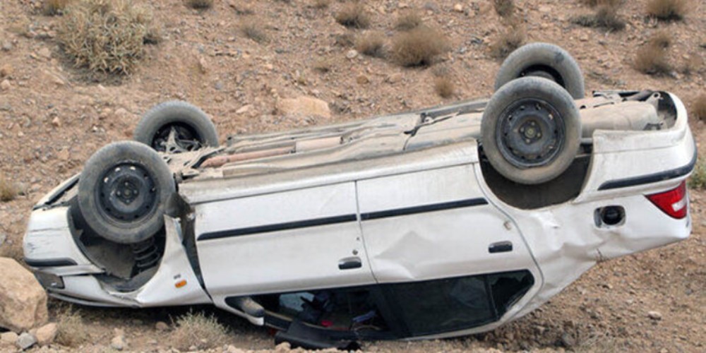 5 مصدوم در پی واژگونی خودروی سمند در قزوین