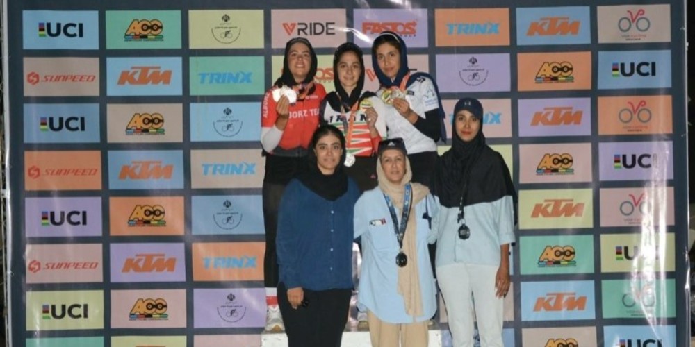 مدالآوری بانوان دوچرخهسوار قزوین در مسابقات کشور