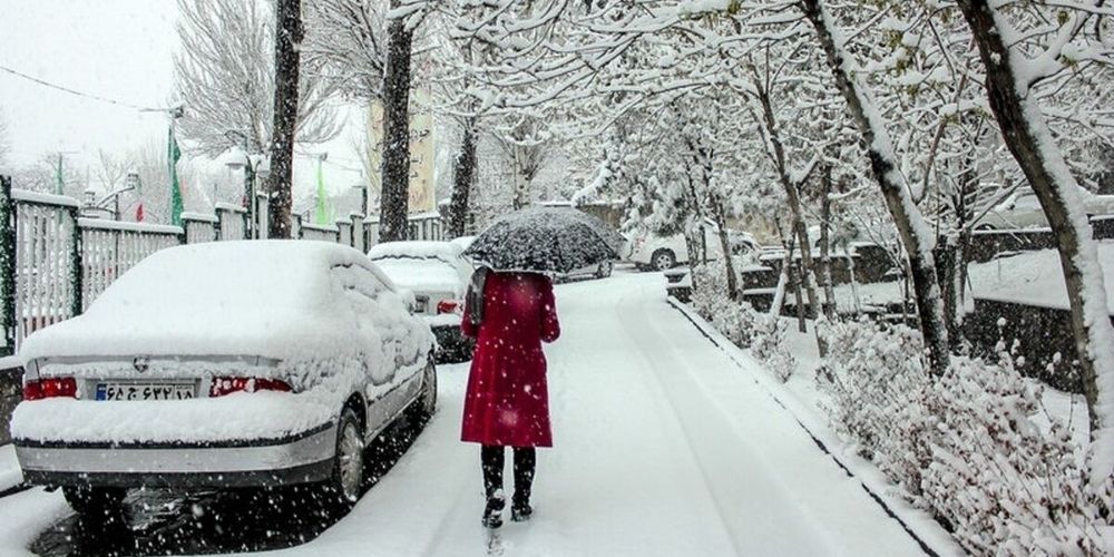 پیش‌بینی بارش برف و کولاک در قزوین