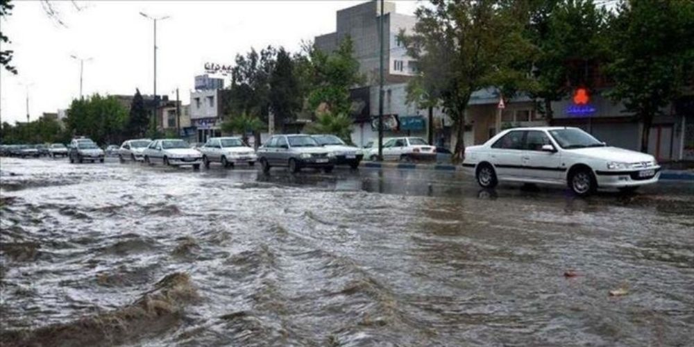 تداوم بارش‌ها و احتمال سیلاب در قزوین